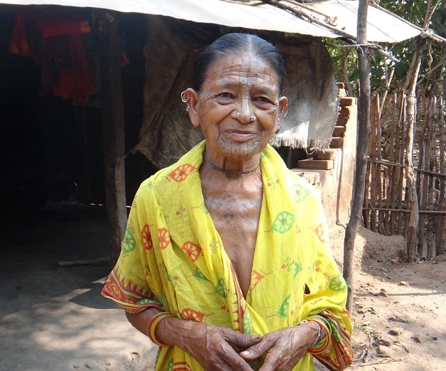 Tribal lady in Odisha