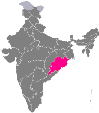 Odisha map dmc