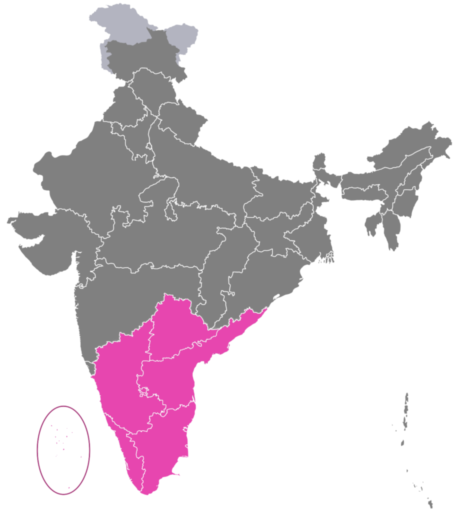 South India Map